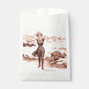 Bolsa De Papel Mermaid Beach Gibson Chica Vieja