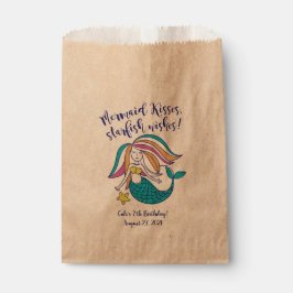 Bolsa De Papel Mermaid Besa Kraft Favor Bag