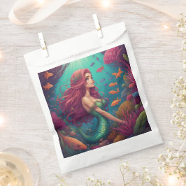 Bolsa De Papel Mermaid Red