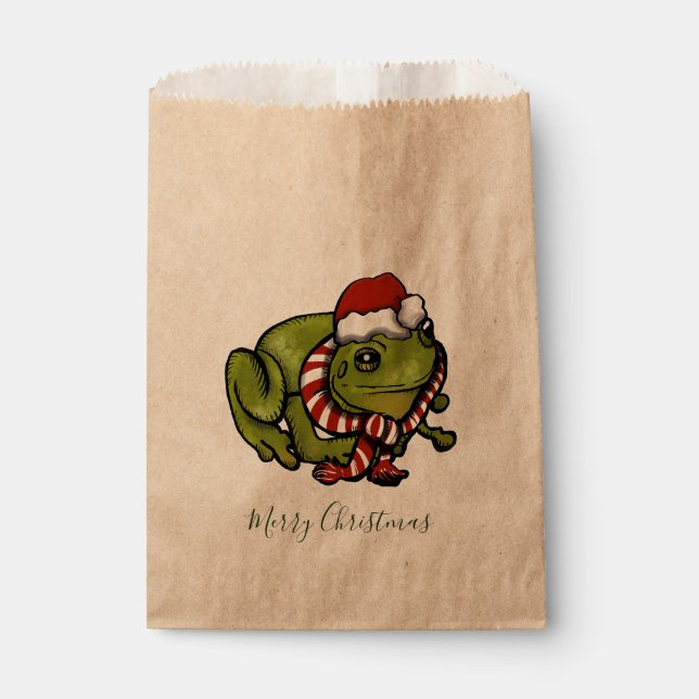 Bolsa De Papel Merry Christmas Shetland Pony Favor Bag (Anverso)