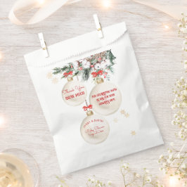 Bolsa De Papel Merry Little Baby Shower Modernos Navidades