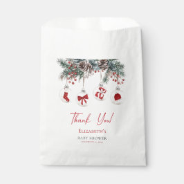 Bolsa De Papel Merry Little Navidades Baby Shower