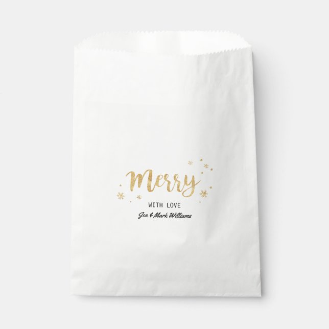 Bolsa De Papel Merry (oro) (Anverso)
