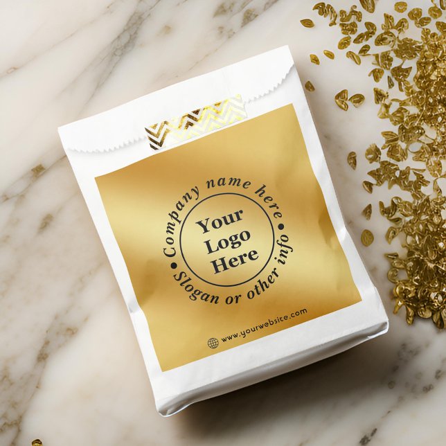 Bolsa De Papel Metálico de oro de lujo (Subido por el creador)