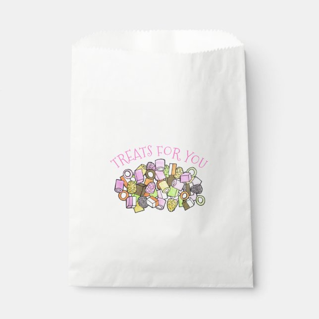Bolsa De Papel Mezcla de muñecas Trajes de dulce británico para t (Anverso)