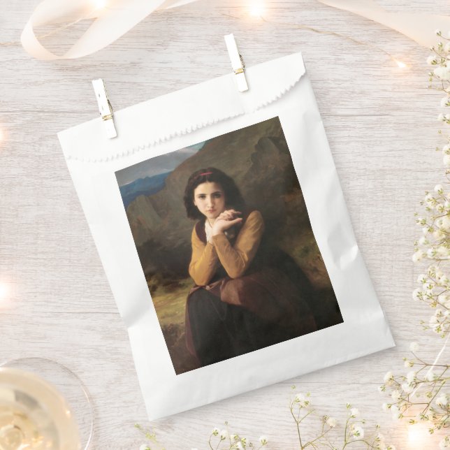 Bolsa De Papel Mignon Innocence of Adolescent Chica, Bouguereau (Cortado)