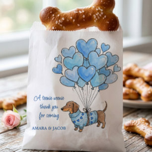 Bolsa De Papel Mini Mini Gracias Cachorro Bebé Niño Dachshund Per