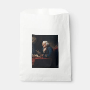 Bolsa De Papel Miniatura del Retrato, Benjamin Franklin Padre Fun