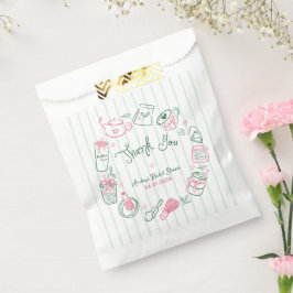 Bolsa De Papel Minimal Perfect Matcha  Bridal Shower Thank You