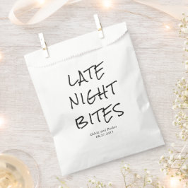 Bolsa De Papel Minimalist Late Night Bites Wedding