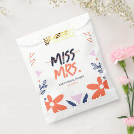 Bolsa De Papel Miss To Mrs Bridal Shower