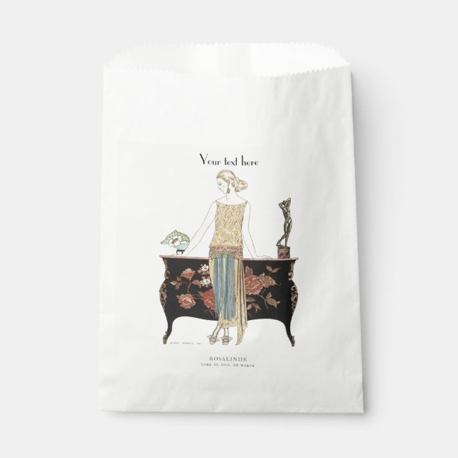 Bolsa De Papel Moda Art Decó de George Barbier (Anverso)