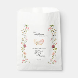 Bolsa De Papel Moda de flores silvestres Boho Floral Baby Shower 