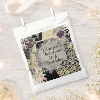 Bolsa De Papel Moda Elegante Fabuloso 50 cumpleaños personalizado