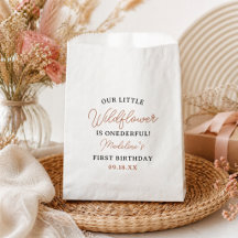 Moda moderna Guión de flor silvestre Primer Chica 