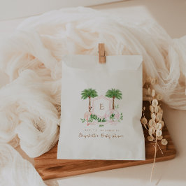 Bolsa De Papel Moda Retro Palm Springs Baby Shower
