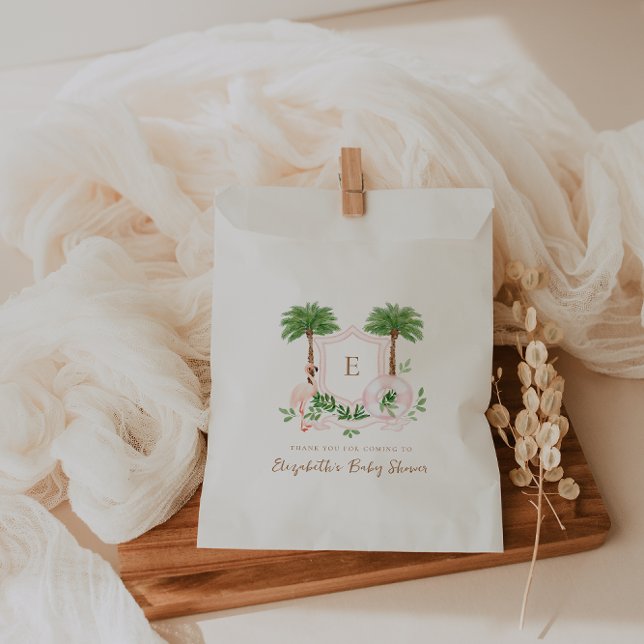 Bolsa De Papel Moda Retro Palm Springs Baby Shower (Subido por el creador)