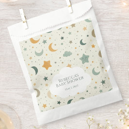 Bolsa De Papel Moda y estrellas Boho Ducha de adopción para bebés