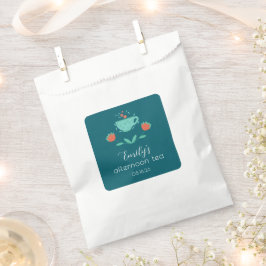 Bolsa De Papel Modern–Afternoon Tea Party Favor Bag