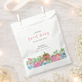 Bolsa De Papel Modern Cute Wild Berry Sweet Baby Shower