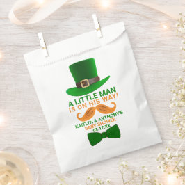 Bolsa De Papel Modern Leprechaun St. Patrick's Day Baby Shower