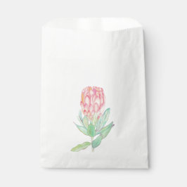 Bolsa De Papel Modern Minimalist Protea Botanical Wedding