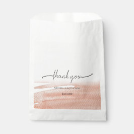 Bolsa De Papel Moderna y elegante tierra coral