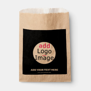 Bolsa De Papel Moderna y moderna marca de personalizado de negoci