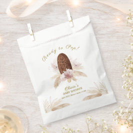 Bolsa De Papel Moderno Boho Floral Ice Cream Popcicle Baby Shower