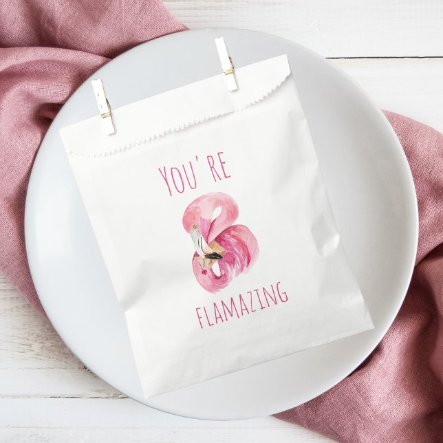 Bolsa De Papel Moderno, Es Flamante Belleza Flamingo Rosa (Subido por el creador)