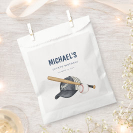 Bolsa De Papel Moderno tema de béisbol