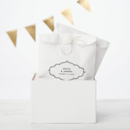 Bolsa De Papel Moderno y elegante clásico Minimalista
