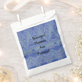 Bolsa De Papel Momentos hermosos azules y suaves