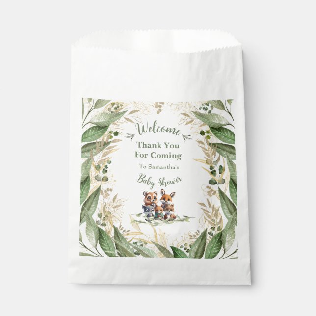 Bolsa De Papel Momentos Mágicos: Bebé Bosque Caprichoso (Anverso)