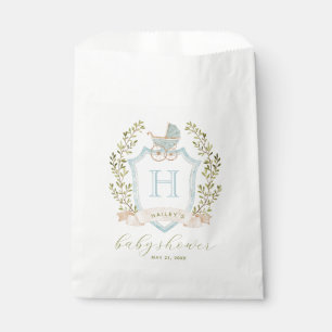 Bolsa De Papel Monograma del Escudo de transporte para bebés Ba