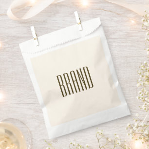 Bolsa De Papel Monograma, marca o nombre comercial Marrón beige