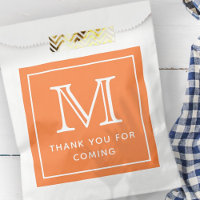 Monograma moderno de Moda simple gracias por venir