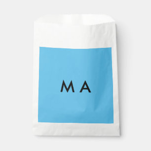 Bolsa De Papel Monograma simple añade tu letra de nombre hombre m