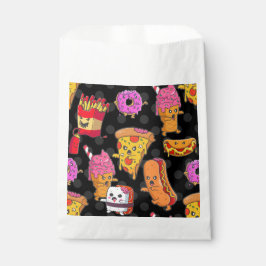 Bolsa De Papel monstruos de comida rápida de halloween divertidos