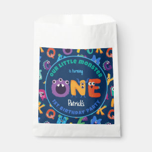 Bolsa De Papel Monstruos de los Alpes Primer cumpleaños nuestro p