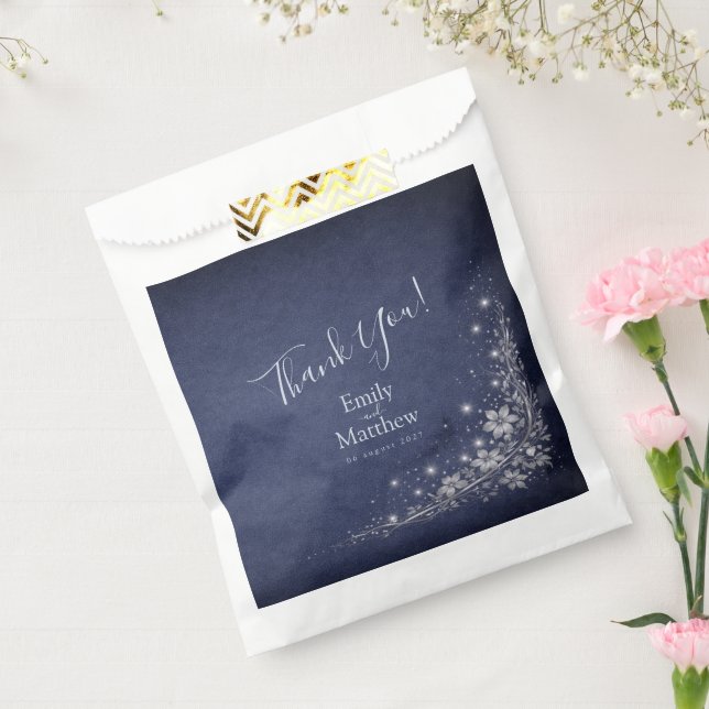 Bolsa De Papel Moonlit Grove Celestial Woodland Wedding (Sellado)