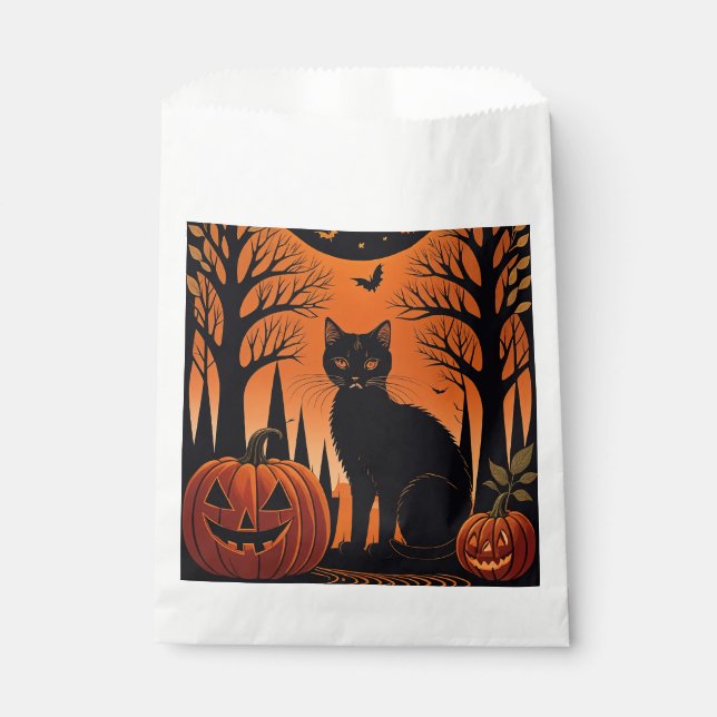 Bolsa De Papel Moonlit Meow (Anverso)