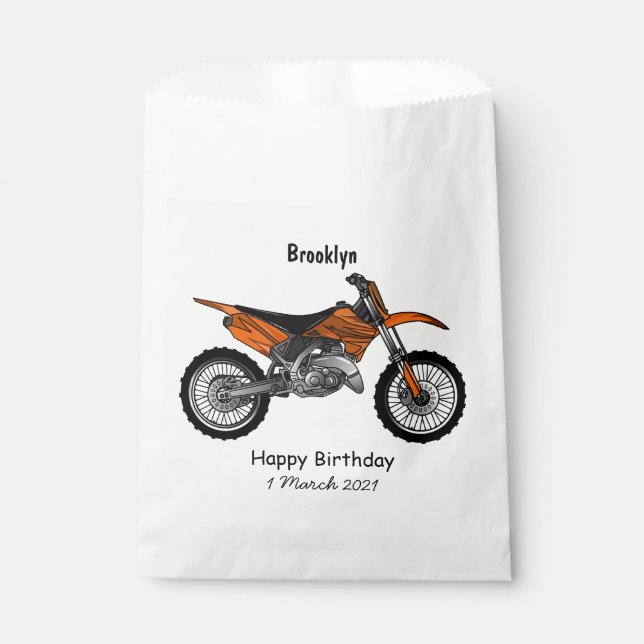 Bolsa De Papel Motocicleta sucia fuera de carretera / motocross p (Anverso)