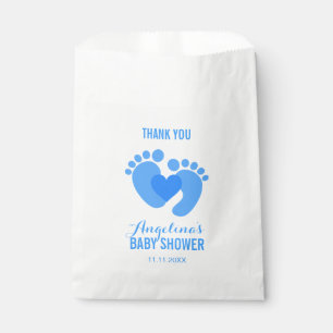 Bolsa De Papel MUCHACHO lindo Baby Shower del corazón de los PIE