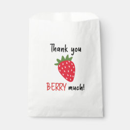 Bolsa De Papel Muchas gracias a Berry
