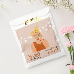Bolsa De Papel Muestra de salón de negocios de estética de cuidad