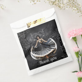 Bolsa De Papel Mujer bailarina elegante