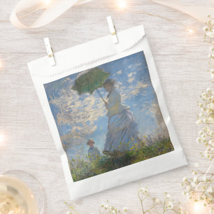 Bolsa De Papel Mujer con parasol Paisaje francés