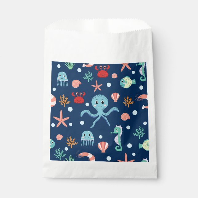 Bolsa De Papel Mundo del Mar (Anverso)
