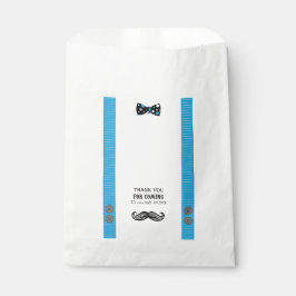 Bolsa De Papel Mustache Bash - Baby Shower - Candy - Bolsas de Fa